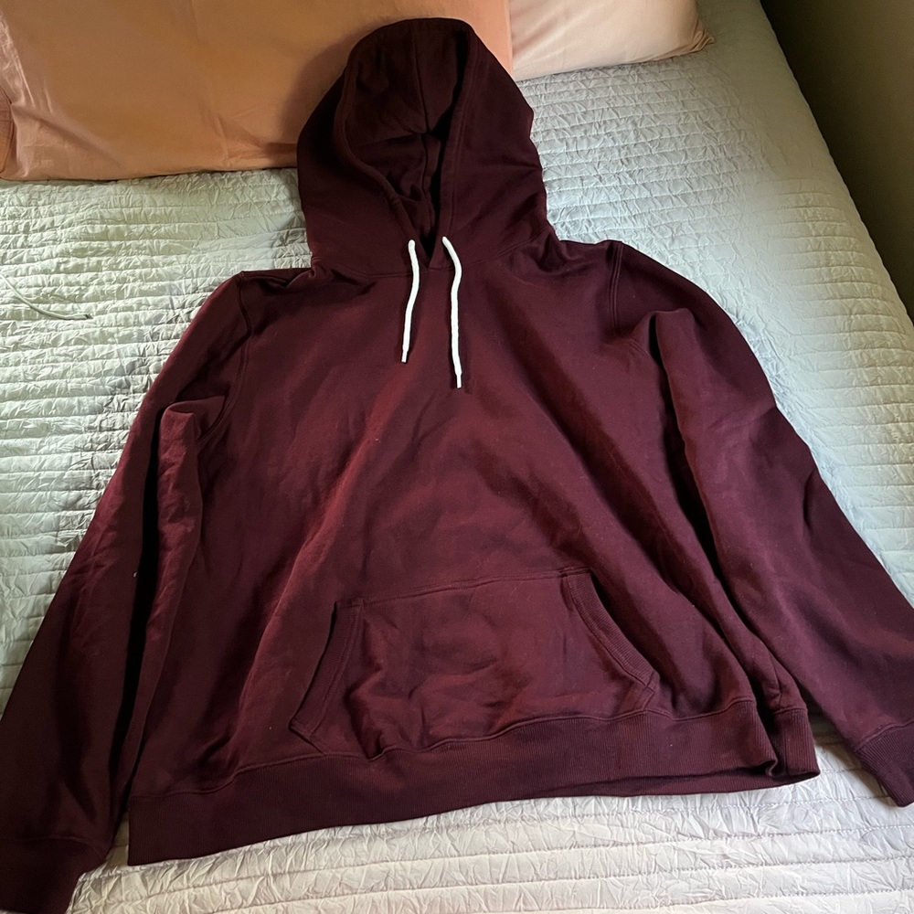 Thick maroon hoodie, from forever 21, size 3X